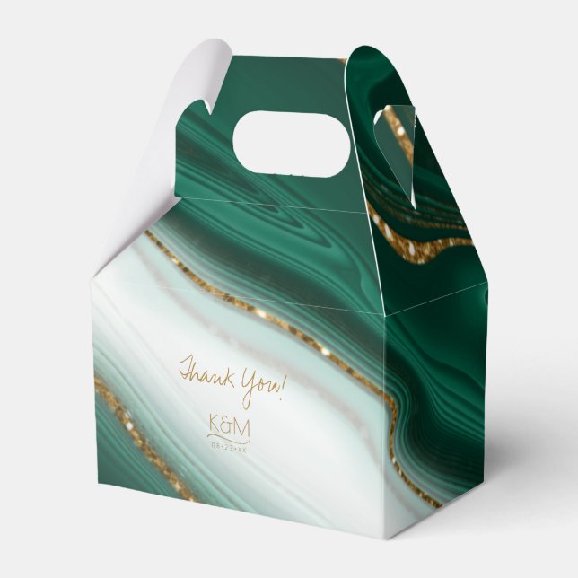 Ballotins Parties scintillant Abstraite Strata Mariage Merci (Verso)