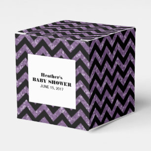 Ballotins Parties scintillant Baby shower violet Chevron Bal