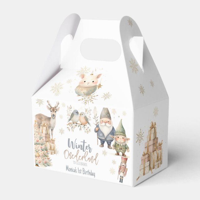 Ballotins Parties scintillant d'hiver onederland merveilleux (Verso)