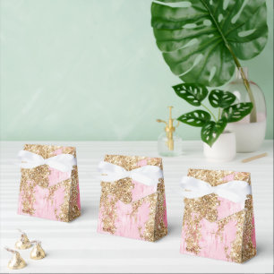 Ballotins Parties scintillant d'or rose fille