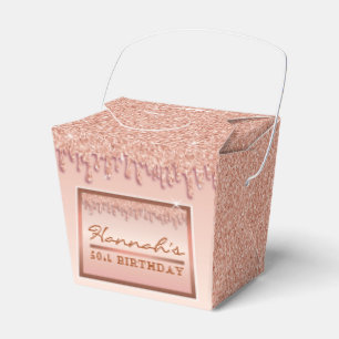 Ballotins Parties scintillant rose Gold Sparkle boîte cadea