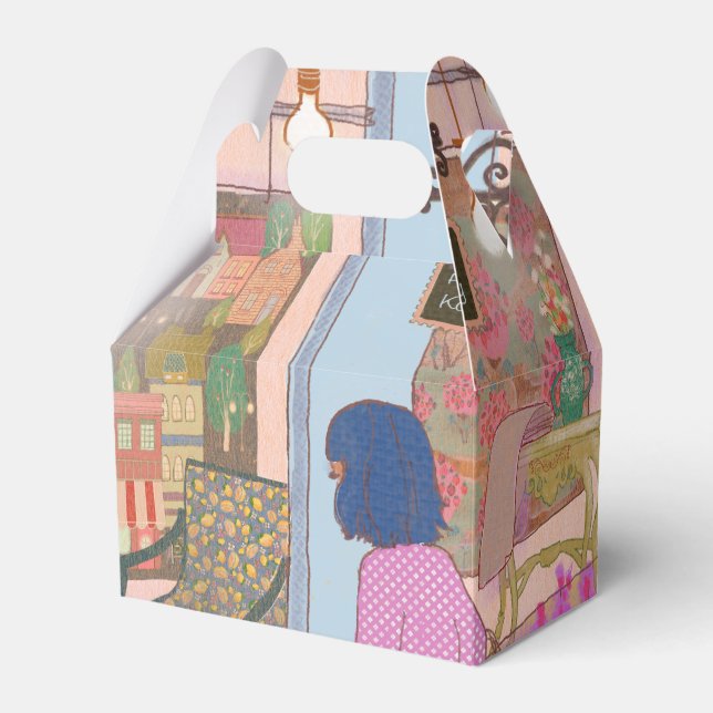 Ballotins Party Favor Box | Craft Party Supply & Gift Packag (Verso)