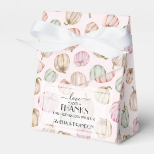 Ballotins Pastel Citrouille Baby shower fille rose