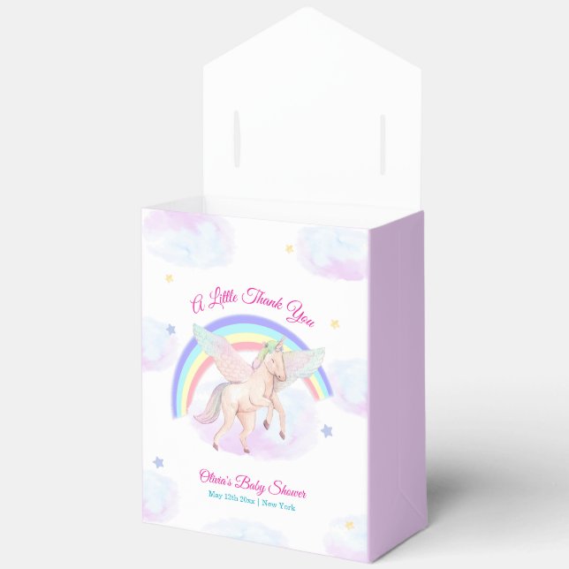 Ballotins Pastel Fairytale Unicorn Star Rainbow Baby Shower  (Ouvrir)
