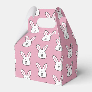 Ballotins Pastel Pink Cute Bunny Motif