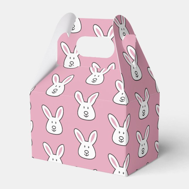 Ballotins Pastel Pink Cute Bunny Motif (Verso)