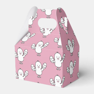 Ballotins Pastel Pink Cute Motif de poussins et d'oeufs de P