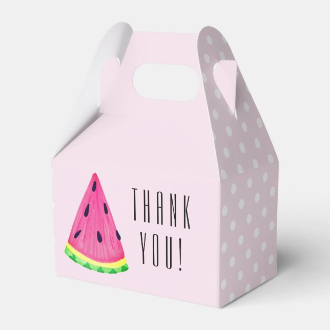 Ballotins Pastèque Merci Filles Anniversaire (Verso)