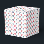 Ballotins Patriotic Stars<br><div class="desc">This gift favor box is shown in a red,  white and blue stars print.  
Choose from many styles,  customize this item or buy as is.




Licensed Print</div>