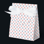Ballotins Patriotic Stars<br><div class="desc">This gift favor box is shown in a red,  white and blue stars print.  
Choose from many styles,  customize this item or buy as is.




Licensed Print</div>