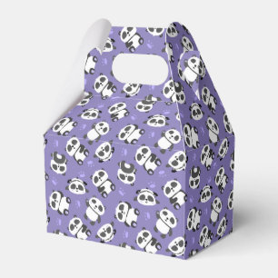 Ballotins Patte de joli panda ours sur fond bleu