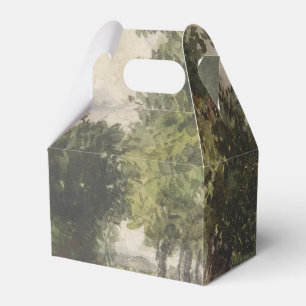 Ballotins Paysage aquarelle du chemin - Troyon constant