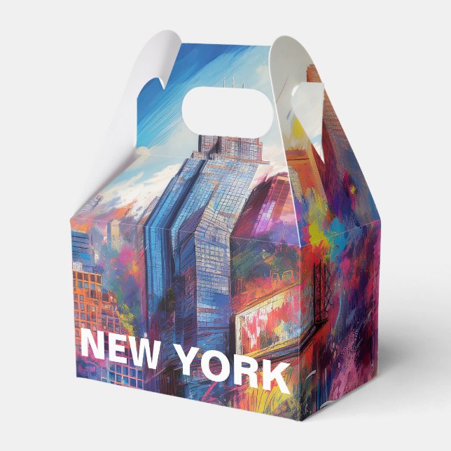 Ballotins Paysage de New York Art Abstrait (Verso)