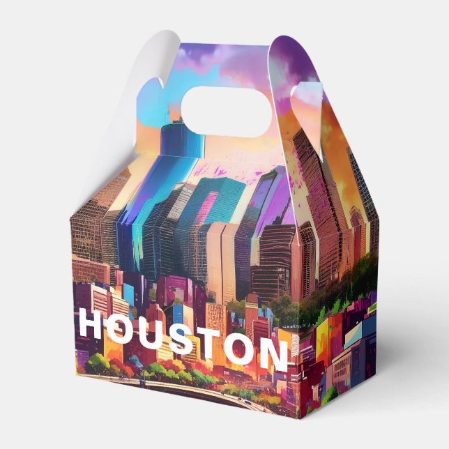 Ballotins Paysage urbain abstrait de Houston (Verso)