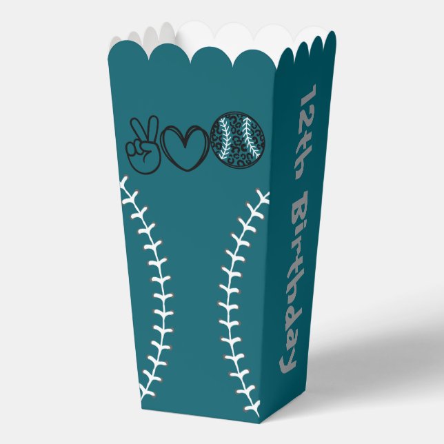Ballotins Peace Love Softball Anniversaire (Verso)