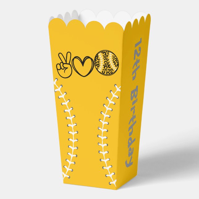 Ballotins Peace Love Softball Anniversaire (Verso)