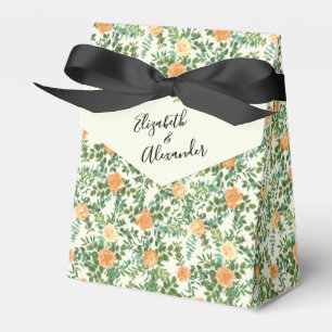 Ballotins Peach Ivory Mariage Rose Vintage