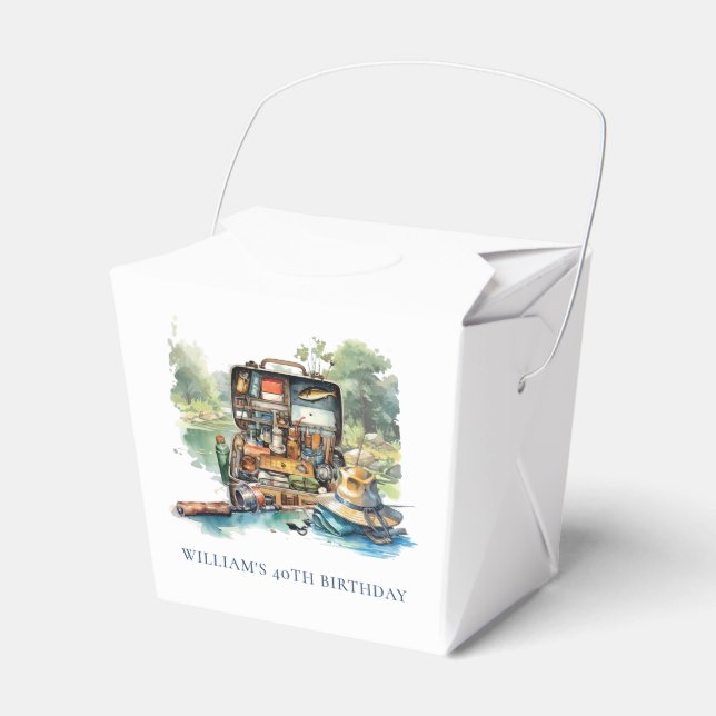 Ballotins Pêche Adulte Anniversaire Photo personnalisée (Verso)