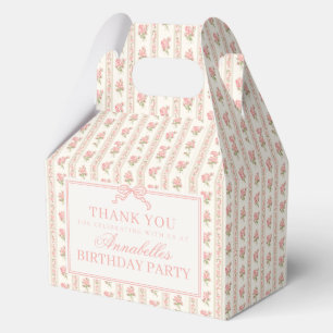 Ballotins Pêche et beige, élégant floral, cadeau de fête d'a