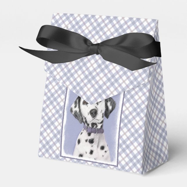 Ballotins Peinture Dalmatienne - Cute Original Chien Art (Verso)
