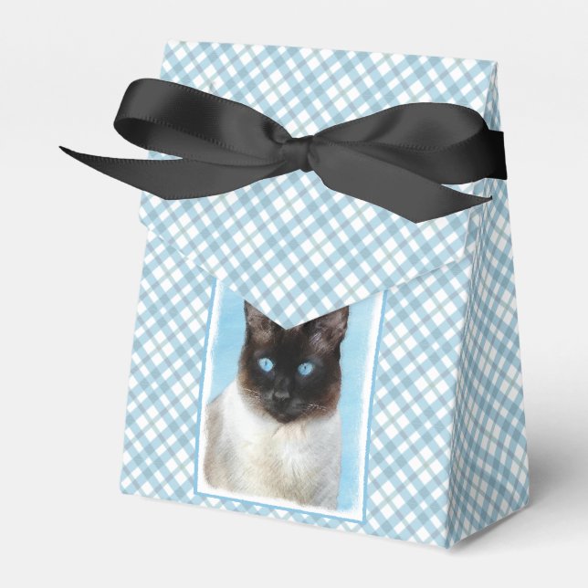 Ballotins Peinture de chats de Siamese - Cute Original Cat A (Verso)