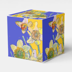 Ballotins Peinture de fleur de jonquille florale Anniversair