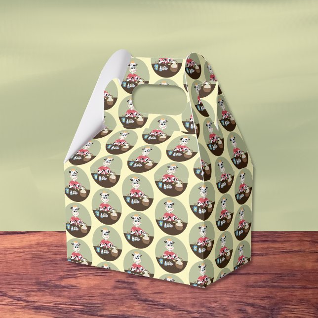 Ballotins Peinture de vache de dessin OEufs de Pâques motif  (Créateur téléchargé)