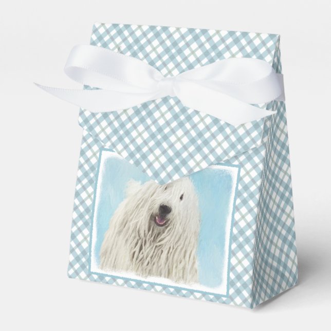 Ballotins Peinture Komondor - Cute Original Chien Art (Verso)