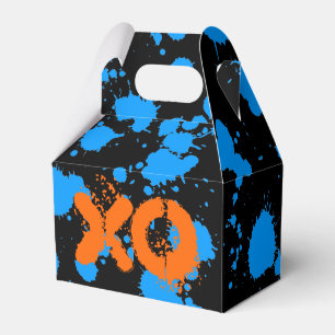 Ballotins Peinture noire et bleue d'art de graffiti de XO de