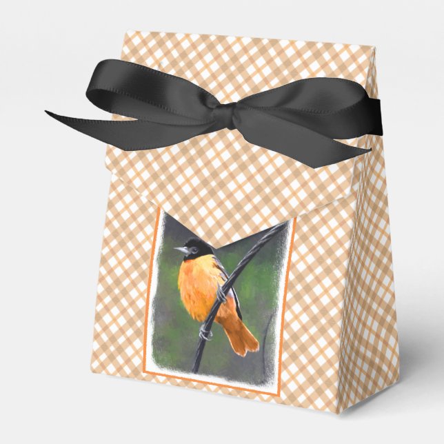 Ballotins Peinture Oriole - Art Oiseau Original (Verso)