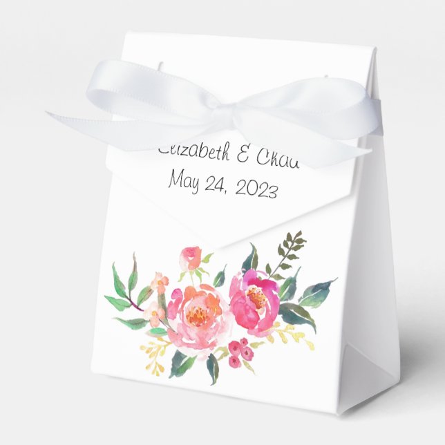 Ballotins Peonies merci ballotin (Verso)