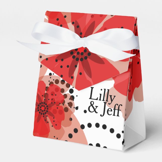 Ballotins Pepper Poppies | noir blanc rouge (Verso)