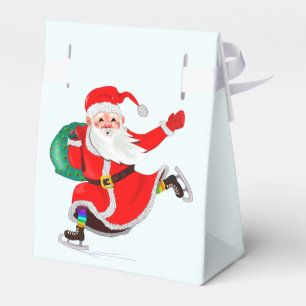Ballotins Père Noël avec boîte cadeau de Noël