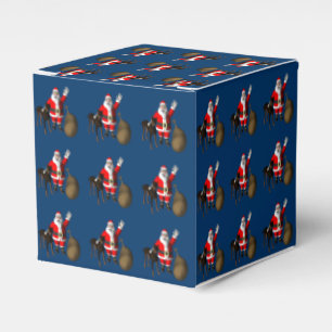 Ballotins Père Noël Avec Doberman Pinscher