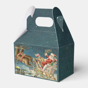 Ballotins Père Noël Noël Antique Traîneau Renne