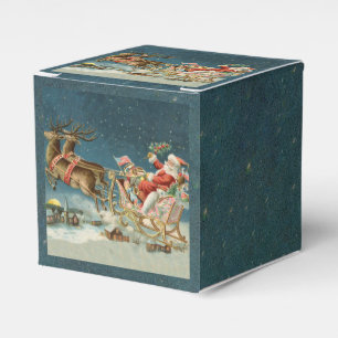 Ballotins Père Noël Noël Antique Traîneau Renne