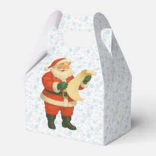 Ballotins Père Noël vintage/rétro joyeux et enjoué