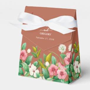 Ballotins Périwinkle Burnt Orange Terracotta Mariage