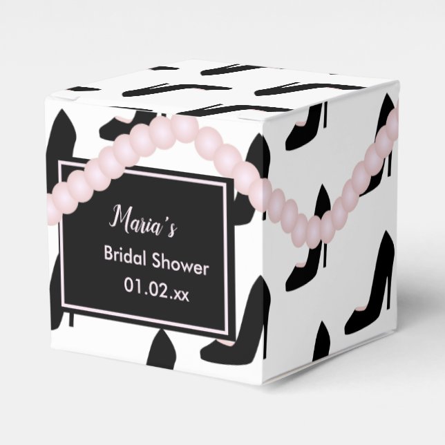 Ballotins Perles et talons de douche de mariage (Verso)