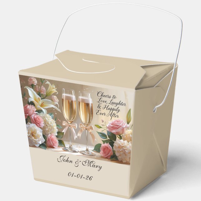 Ballotins Personakised Wedding Favor Box (Recto)