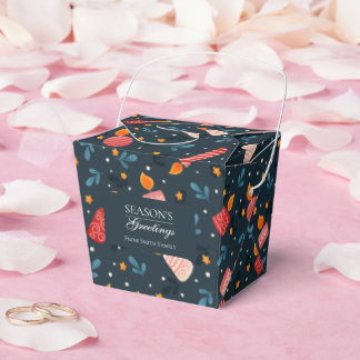 Ballotins Personalize dark Festive mixed Candles Holiday Box