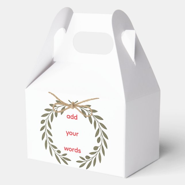 Ballotins Personalized “Best Wishes” Favor Box (Recto)