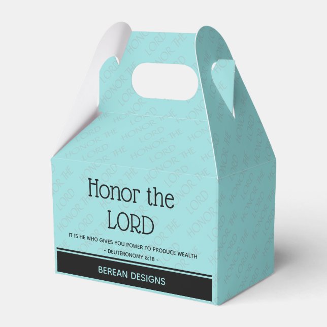 Ballotins Personnalisé Christian HONOR HONOR L'ÉTERNEL Ajout (Verso)