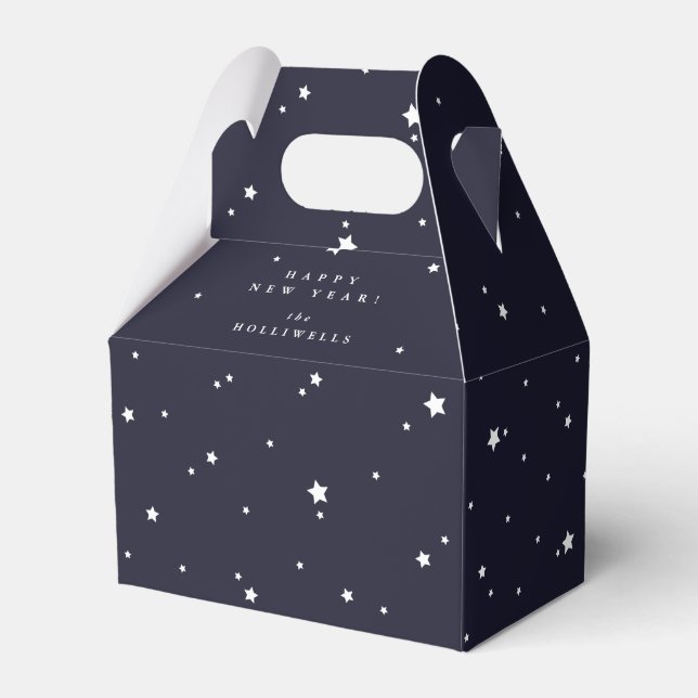 Ballotins Personnalisé Dark Navy+White Stars (Verso)