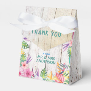Ballotins Personnalisé Tropical Beach Wedding Cadeau Favoris