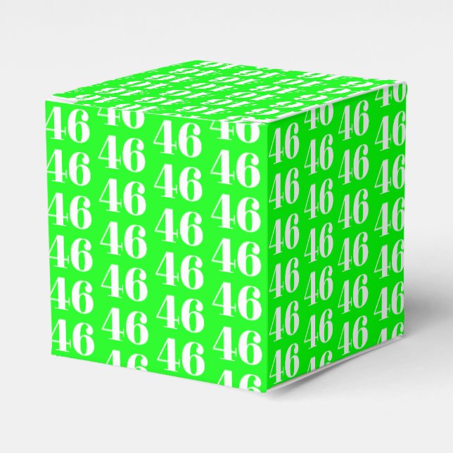 Ballotins Personnaliser avec/Initial, Numéro blanc néon cade (Verso)