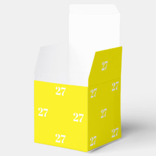 Ballotins Personnaliser avec le numéro blanc initial cadeau