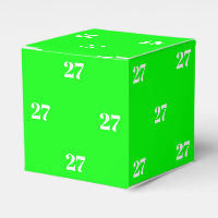 Personnaliser avec le numéro blanc initial cadeau