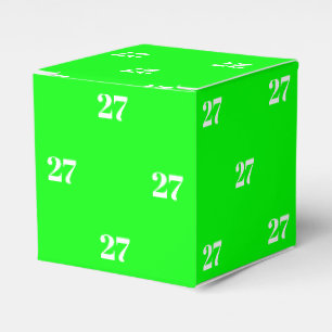 Ballotins Personnaliser avec le numéro blanc initial cadeau