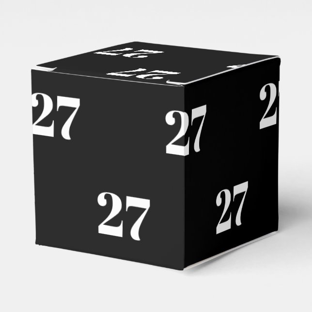 Ballotins Personnaliser avec lettre blanche initiale Numéro  (Verso)